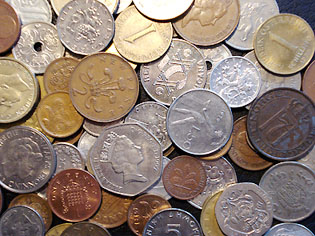 Wir sammeln Münzen aus aller Welt